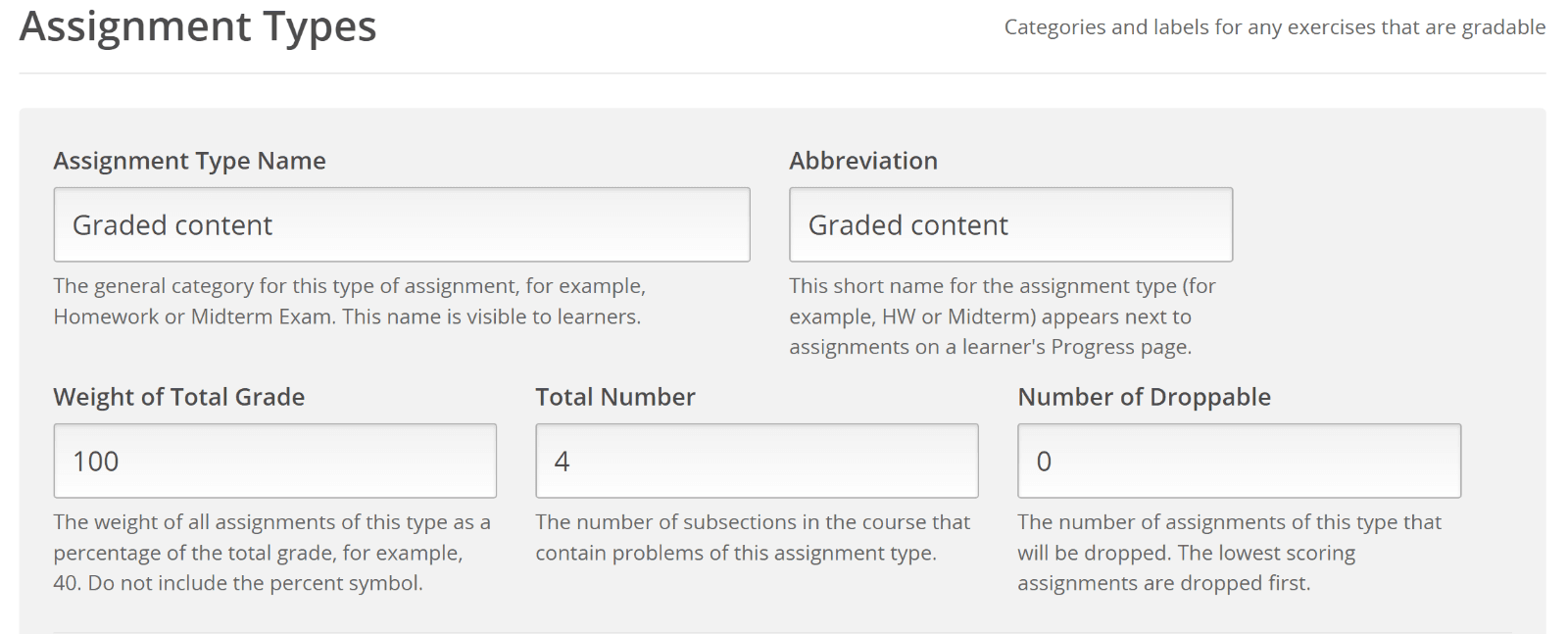 grade up assignment